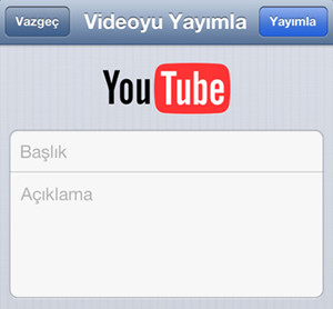 iOS 6 YouTube uygulaması