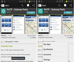 Google Play dilek listesi